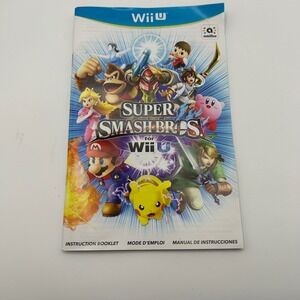 (Manual Only) Super Smash Bros for Wii‎ U Instruction Booklet Manual Nintendo